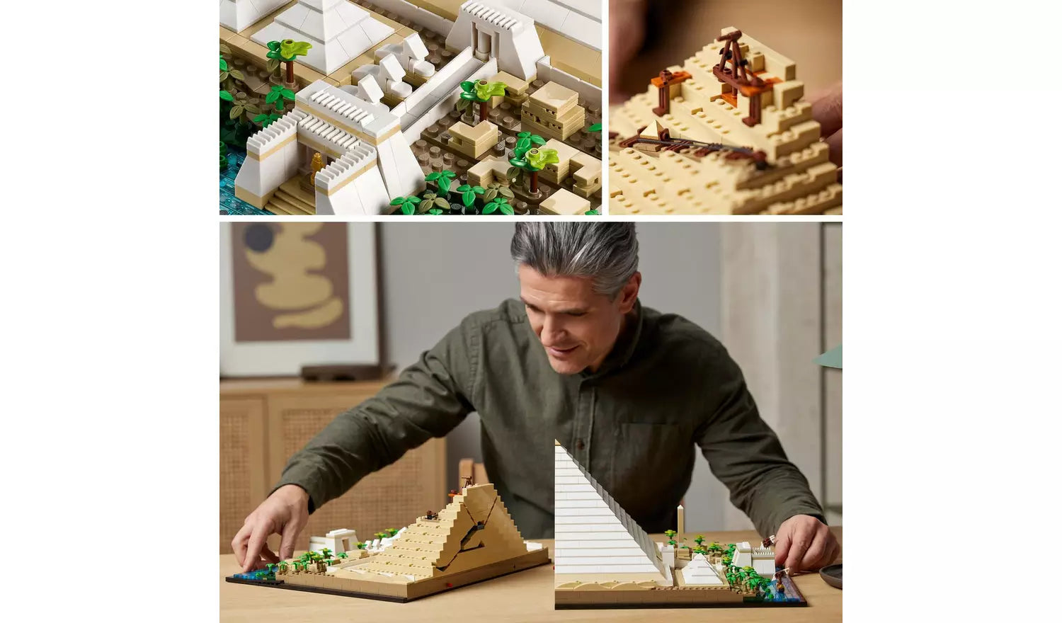 LEGO Architecture Great Pyramid of Giza Set for Adults | Ages 18+ | Model 21058 | NEW LEGO