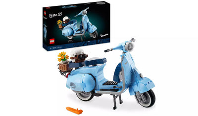 LEGO Icons Vespa 125 Scooter Model Set for Adults | Ages 18+ | Model 10298 | NEW LEGO