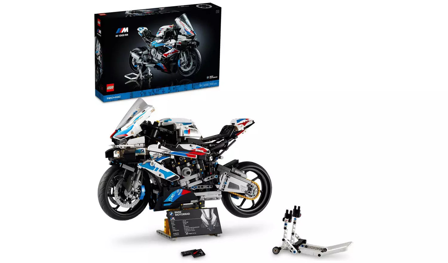 LEGO Technic BMW M 1000 RR Motorbike Model Kit | Ages 18+ | Model 42130 | 1:5 Scale Display Motorcycle | NEW LEGO