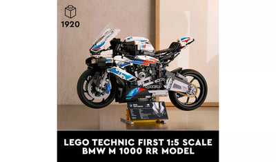 LEGO Technic BMW M 1000 RR Motorbike Model Kit | Ages 18+ | Model 42130 | 1:5 Scale Display Motorcycle | NEW LEGO