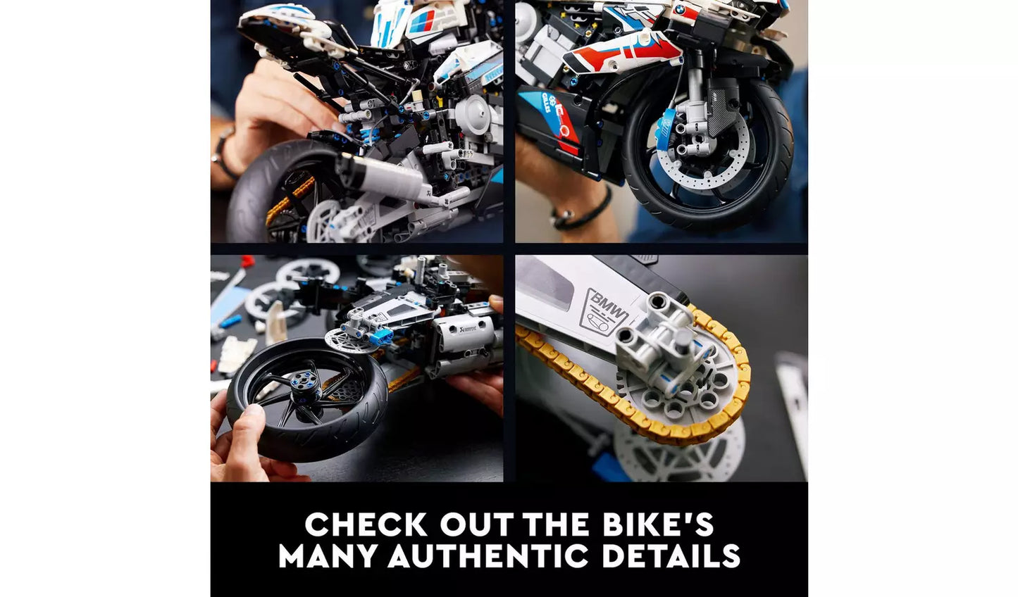 LEGO Technic BMW M 1000 RR Motorbike Model Kit | Ages 18+ | Model 42130 | 1:5 Scale Display Motorcycle | NEW LEGO