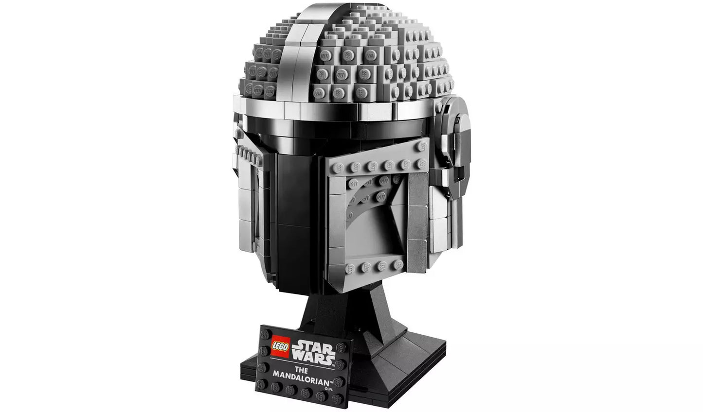 LEGO Star Wars The Mandalorian Helmet Model Adult Set | Ages 18+ | Model 75328 | NEW LEGO