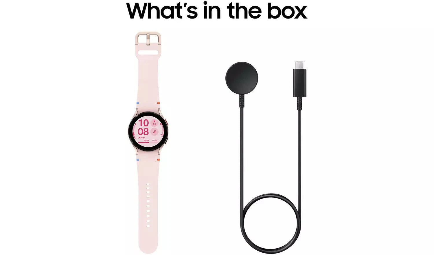 Samsung Galaxy Watch FE – 40mm Bluetooth Smartwatch, Pink (New) Samsung