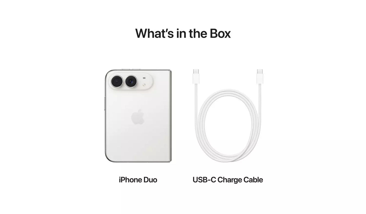 SIM Free iPhone Duo 5G 256GB AI Mobile Phone - Star White (New)