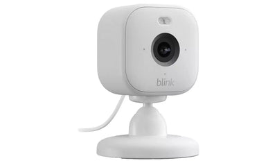 Blink Mini 2 Smart Security Camera + Weather-Resistant Adapter White Blink