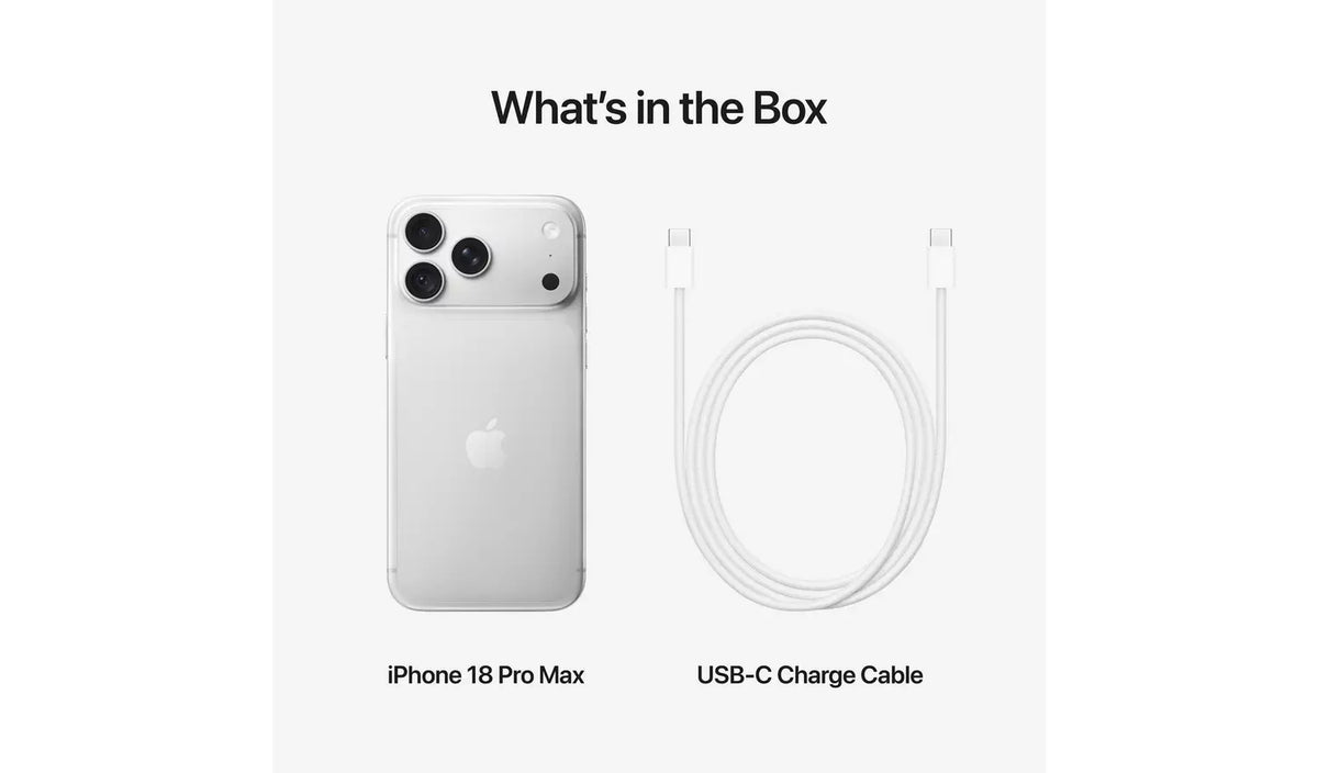 Apple iPhone 18 Pro Max 256GB – Silver, SIM-Free 5G AI Smartphone (New) Apple