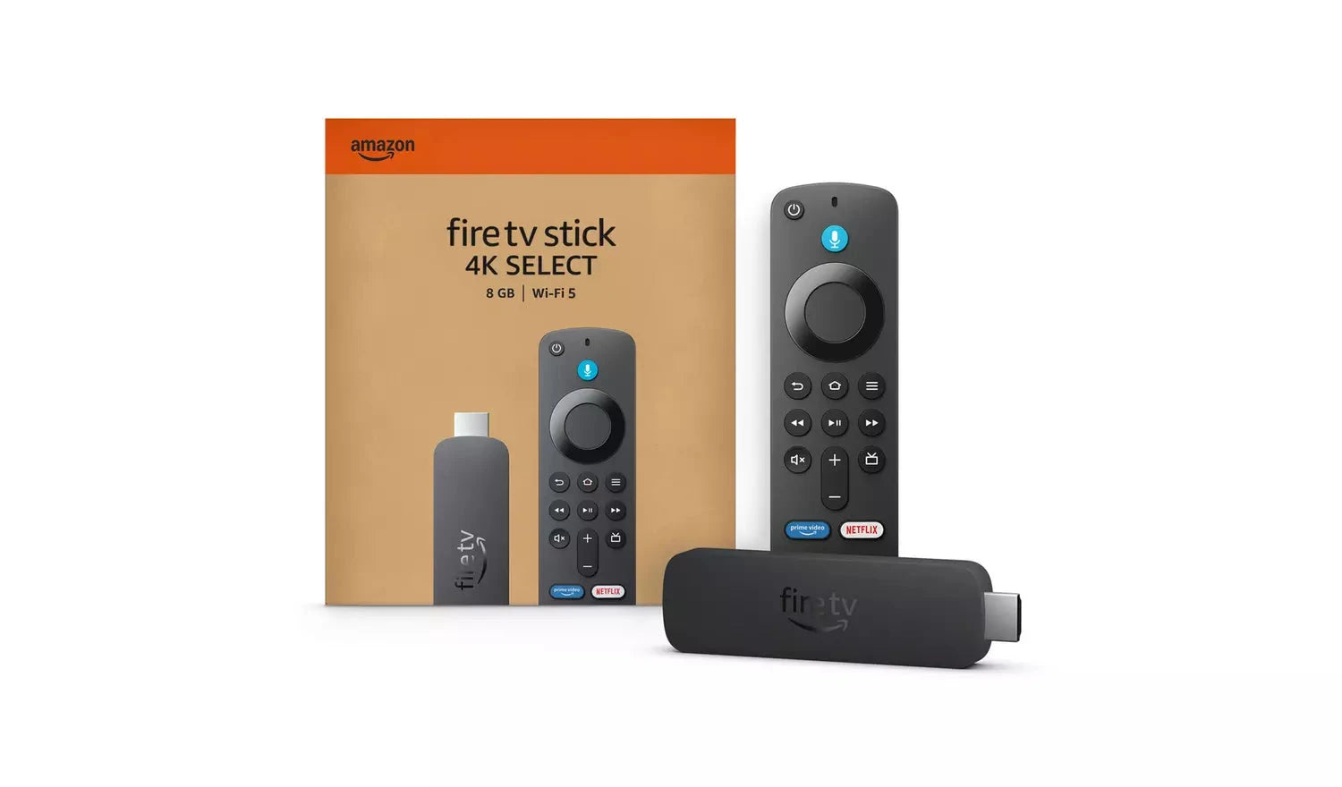 Amazon Fire TV Stick 4K Select with Alexa Voice Remote and Live TV Amazon
