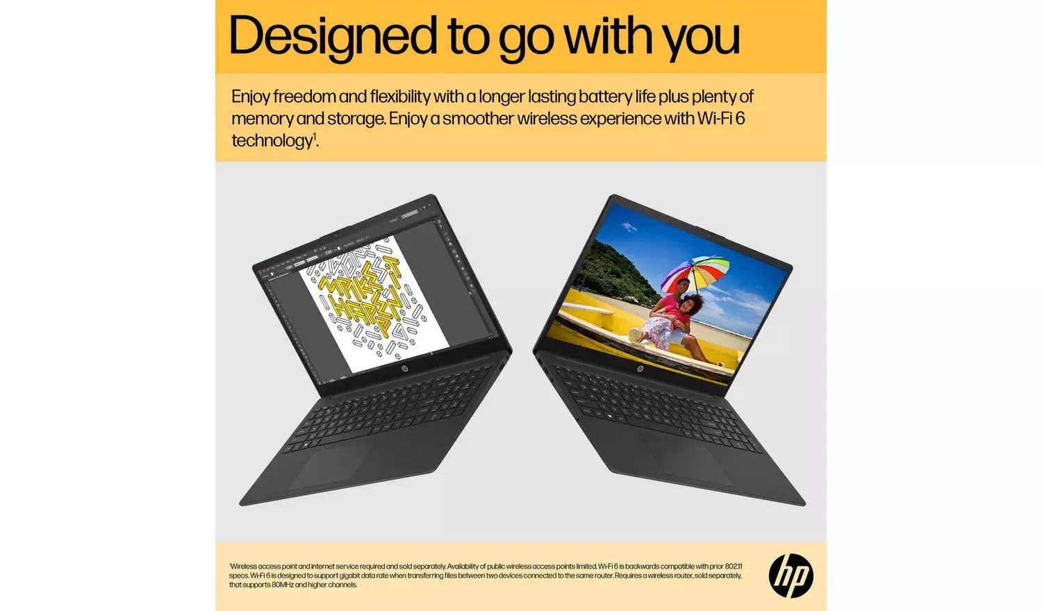 HP 15.6" Laptop – AMD Ryzen 5, 8GB RAM, 256GB SSD (New) - Funkifone