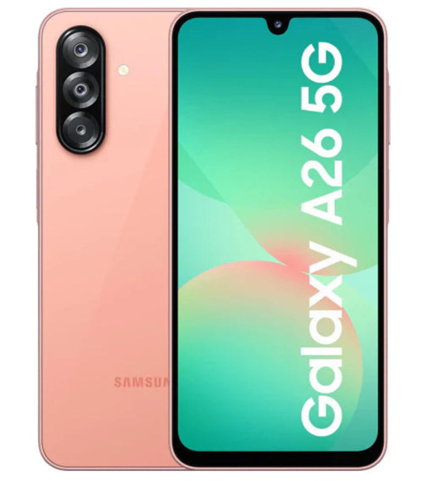 Samsung Galaxy A26 5G AI Mobile Black 128GB Unlocked NEW