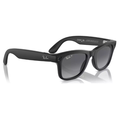 Ray-Ban Meta Wayfarer - Matte Black, Polar Gradient Graphite (New) Meta