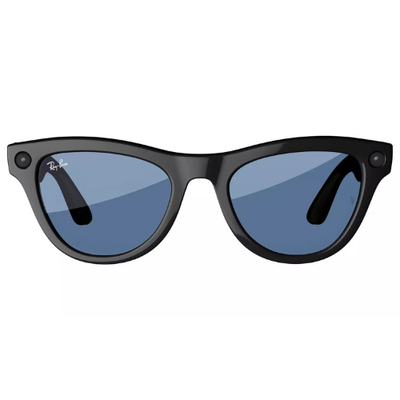 Ray-Ban Meta Skyler - Shiny Black, Transitions Cerulean Blue (New) Meta