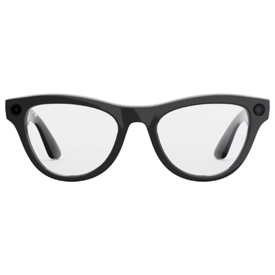 Ray-Ban Meta Skyler, Shiny Black, Transition Amethyst Purple (New) Meta