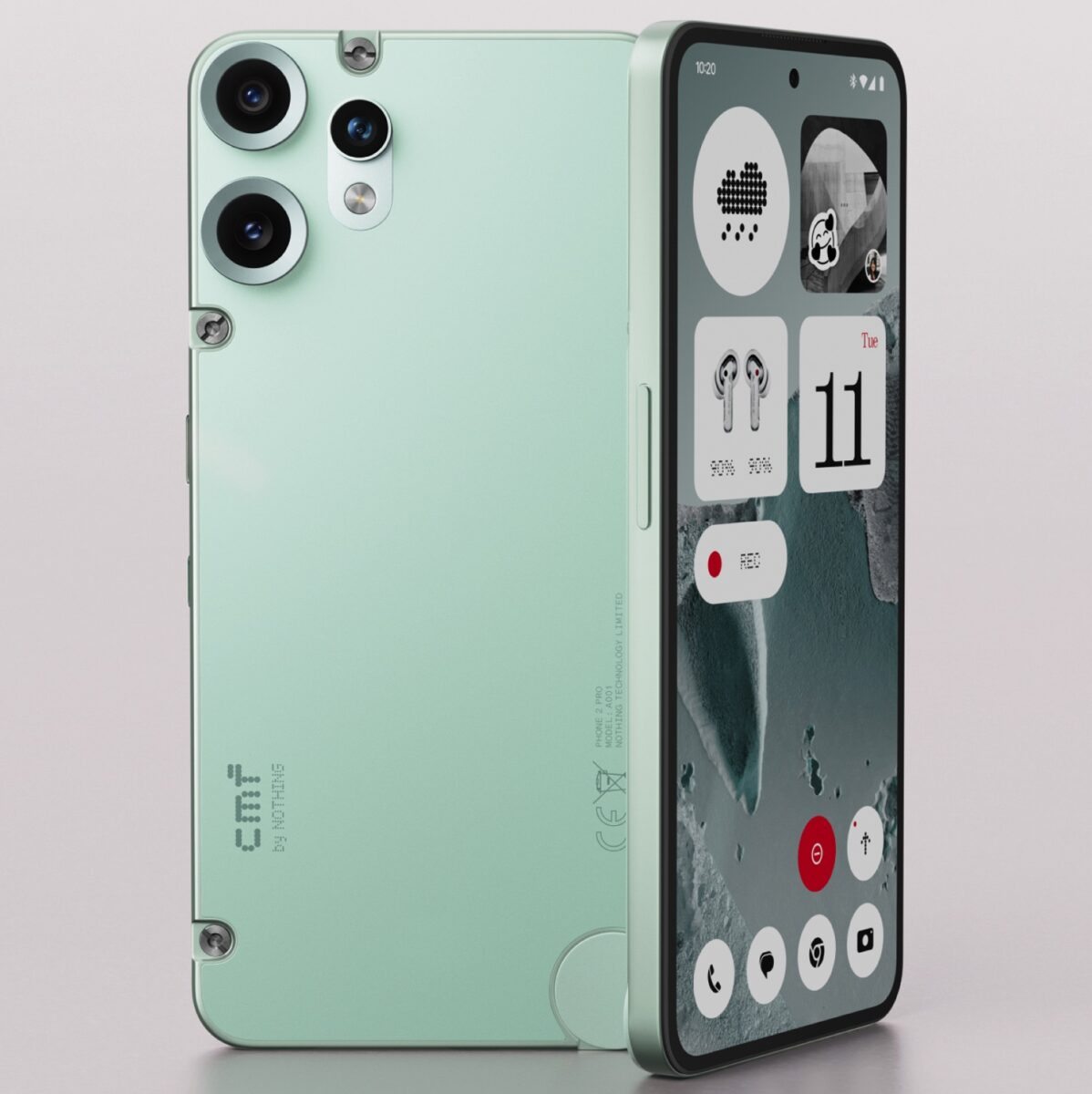 Nothing CMF Phone 2 Pro 5G 256GB LightGreen SIM Free Ai Mobile Phone (New) Nothing
