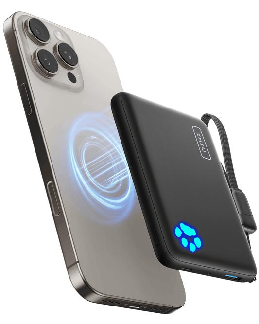 INIU MagSafe 10,000mAh Wireless Power Bank With MagSafe Compatible Fast Charging (New) INIU