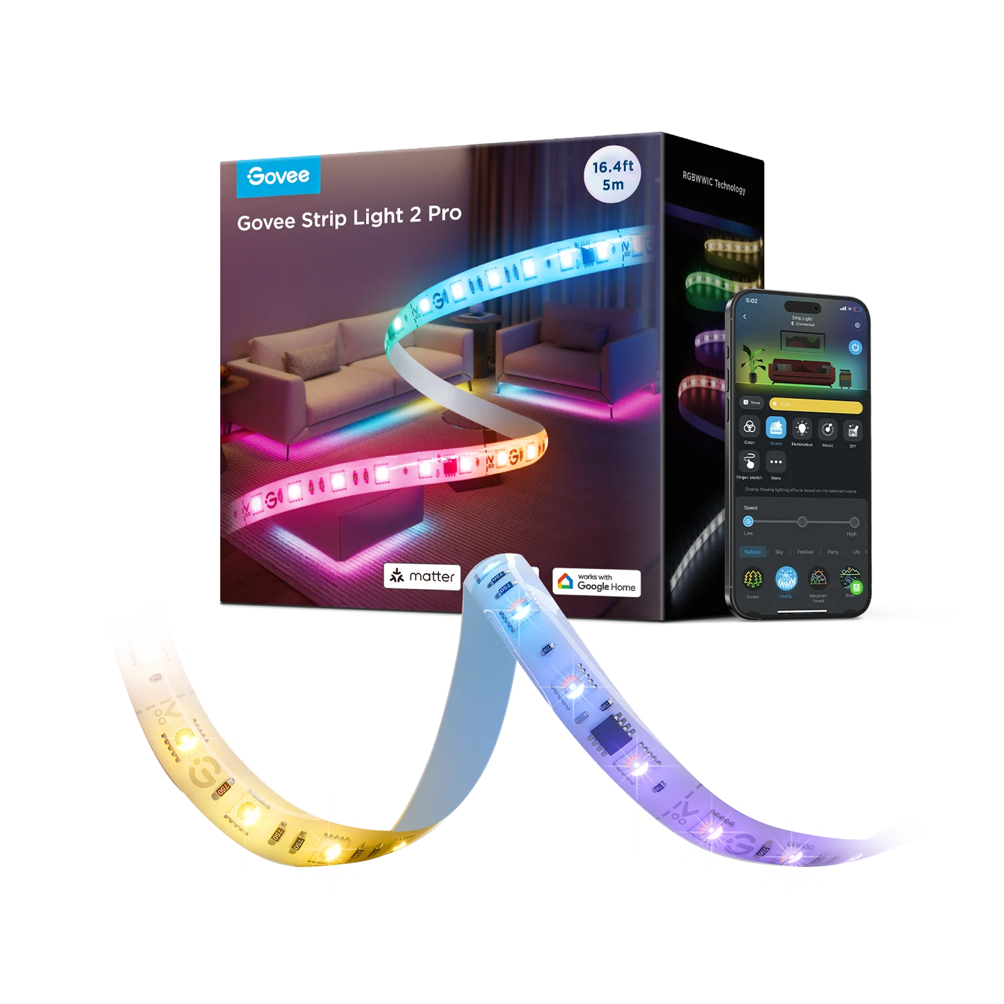 Govee Strip Light 2 Pro (Model H61F5) Govee