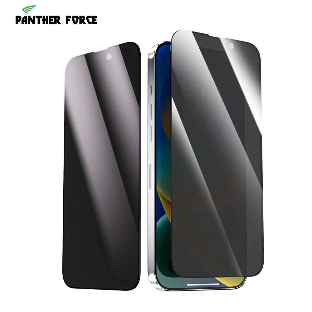 Panther Force Privacy Tempered Glass Screen Protector For All iPhones