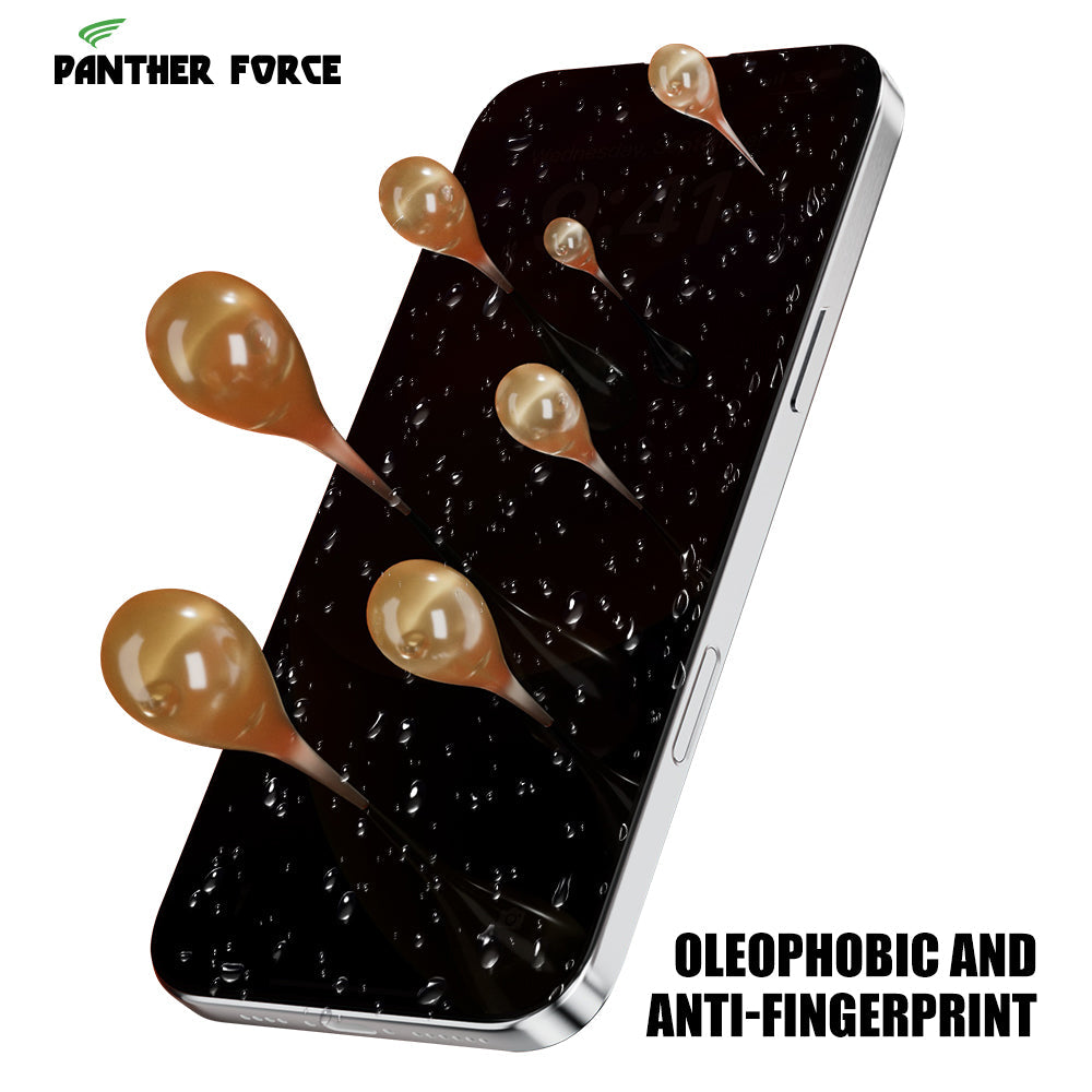 Panther Force Privacy Tempered Glass Screen Protector For All iPhones