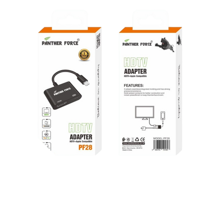 PF28- PANTHER FORCE HDTV ADAPTER HDTV+APPLE COMPATIBLE