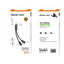 PF124- Panther Force iphone to 2 iphone Jack - Extended Length for Convenient Charging and Syncing of Your Phone