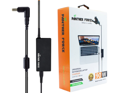 PF172- PANTHER FORCE 90W UNIVERSAL LAPTOP CHARGER (PLANING)
