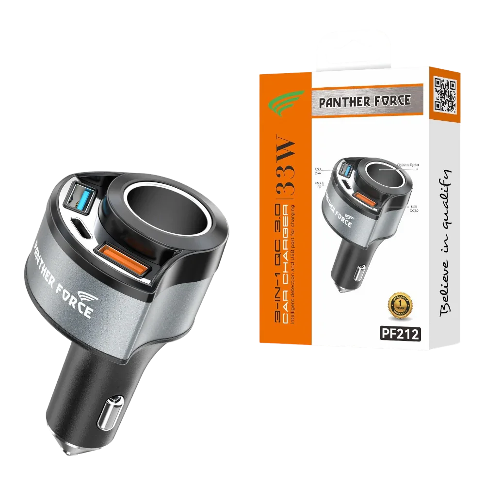 Panther Force 4 In 1 Car Charger - PF212 My Store