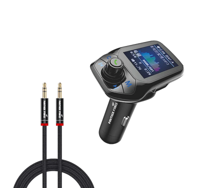 Panther Force Fm Transmitter – 2.4a – Car Mp3 And Charger Aux Audio Output (A2dp – 4edr) - PF41 My Store