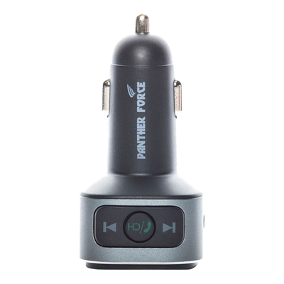 Panther Force 18W Wireless Fm Car Kit With Type-C Car Charger (Multi Light) - PF48 My Store