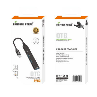 PF52- PANTHER FORCE OTG APPLE COMPATIBLE ADAPTER