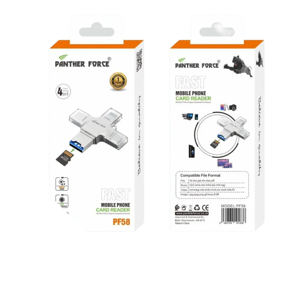 PF58- PANTHER FORCE FAST MOBILE PHONE CARD READER My Store