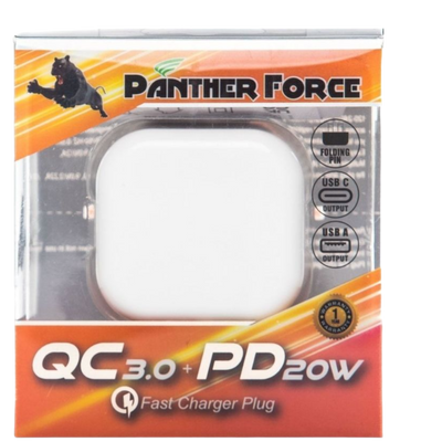PF74- PANTHER FORCE 20W TYPE-C MAIN PLUG (STRAIGHT PIN)