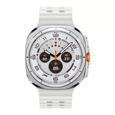 Samsung Galaxy Watch Ultra LTE – 47mm Smartwatch, Titanium White - Marine Band White (Pristine Condition) Samsung