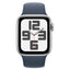 Apple Watch SE 2 GPS 44mm Silver Aluminium - Blue Sport Band - M/L (Pristine Condition) Apple