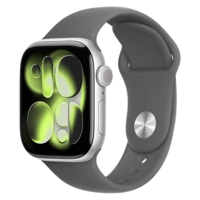 Apple Watch Series 11 GPS 46mm Silver Aluminium Stone Grey Sport Band - M/L (Pristine Condition) Apple