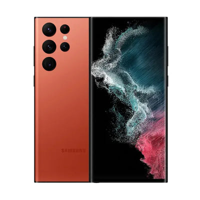 Samsung Galaxy S22 Ultra 5G Cloud Red AI Mobile 1TB - (Very Good Condition) Samsung