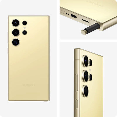 Samsung Galaxy S24 Ultra 5G Titanium Yellow AI Mobile 512GB - (Pristine Condition) Samsung
