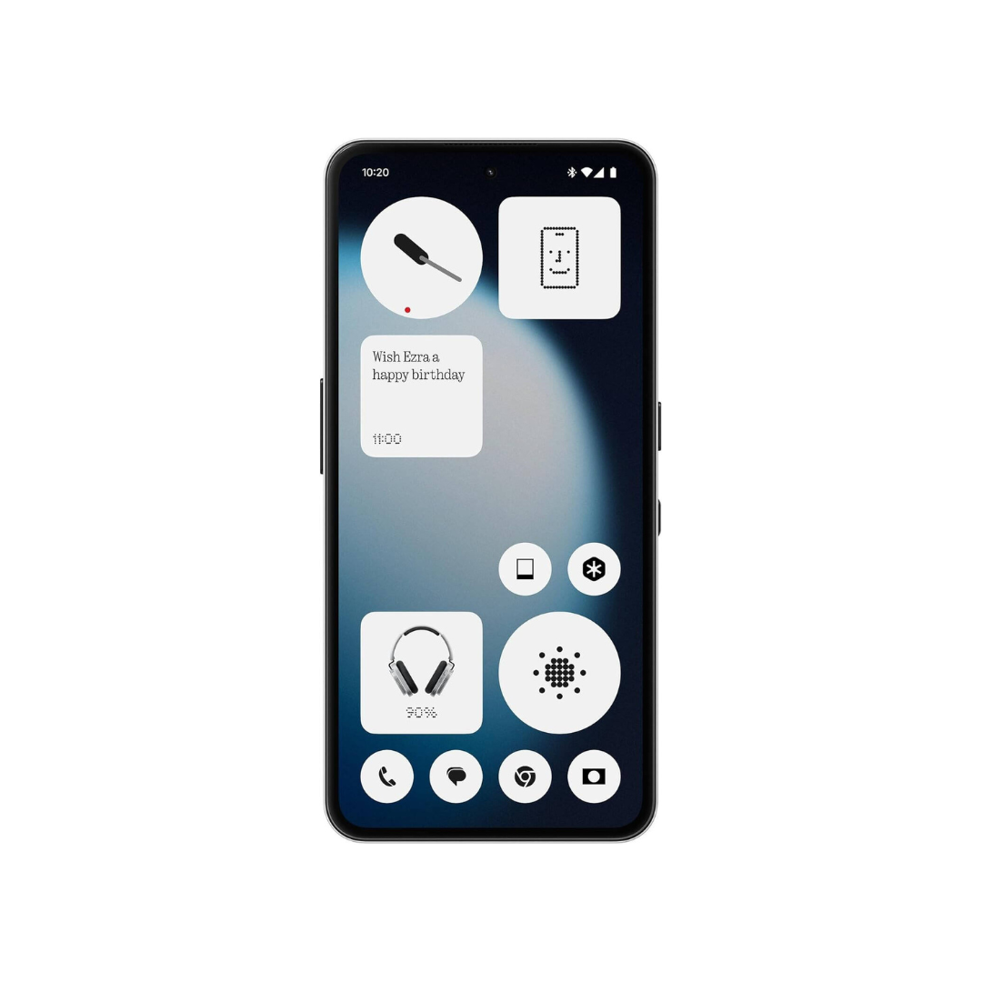 Nothing Phone (3a) lite 5G 256GB White SIM Free Ai Mobile Phone (New)