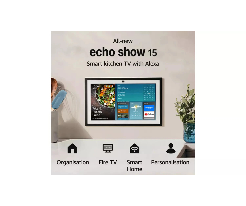 Amazon Echo Show 15 Smart Hub with Built-in Fire TV & Alexa Amazon