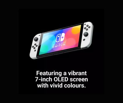 Nintendo Switch OLED Console - White (Excellent Condition) Nintendo