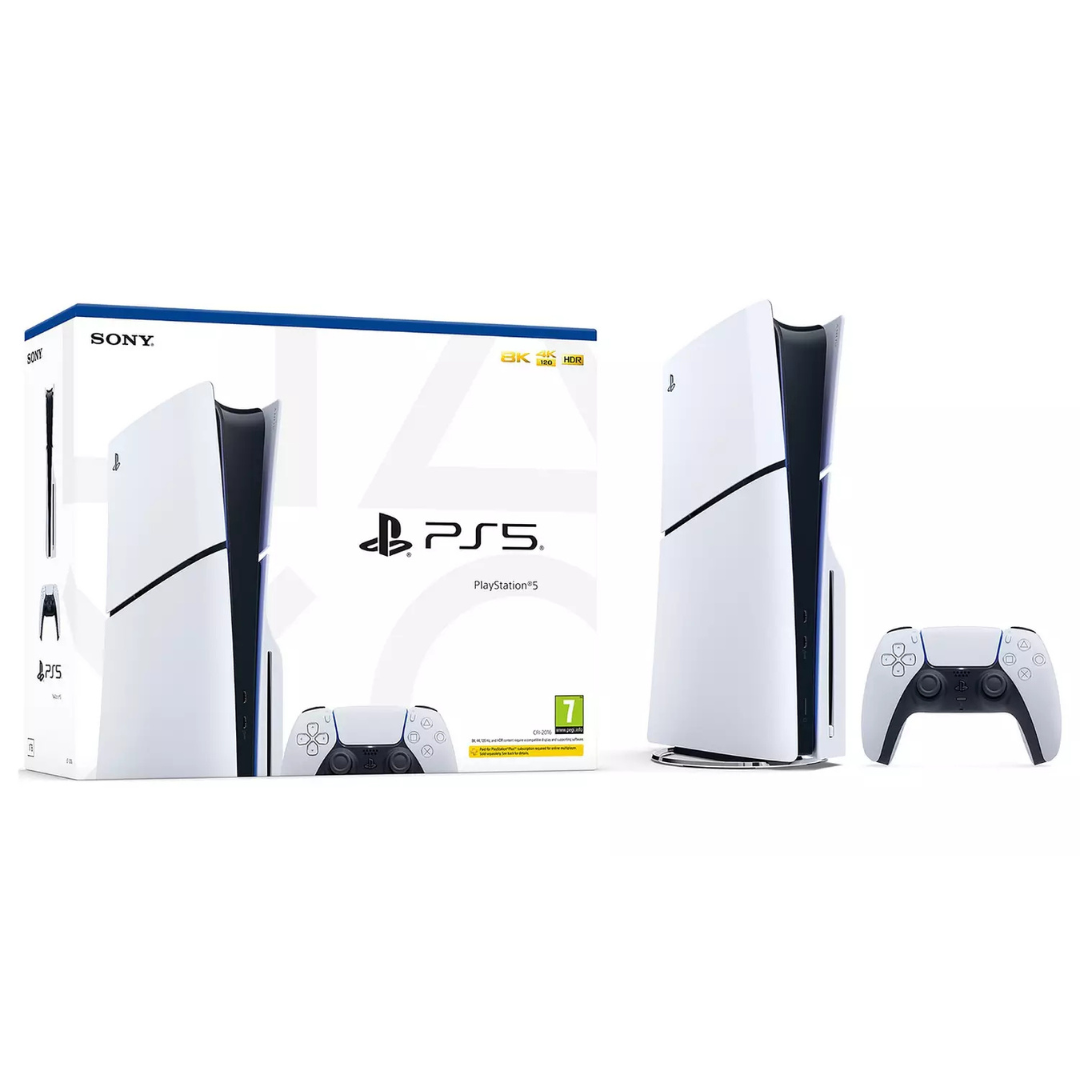 PlayStation 5 Console Disc – Slim 1TB - Next-Gen 4K Gaming (New)