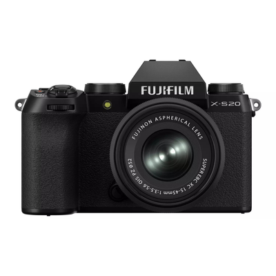 Fujifilm X-S20 Mirrorless Camera with 15–45mm Lens – Black (New) Fujifilm