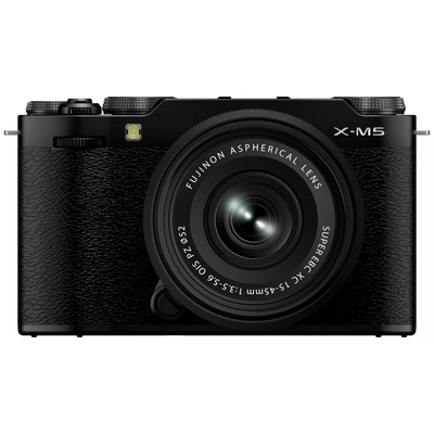 Fujifilm X-M5 Mirrorless Camera with XC 15–45mm Lens – Black (New) Fujifilm