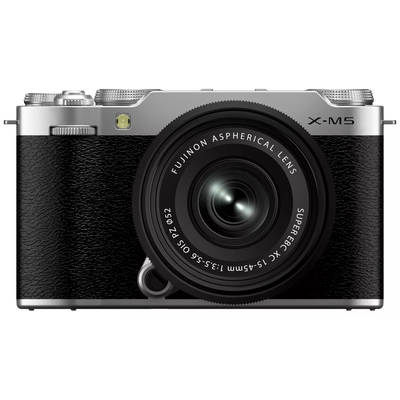 Fujifilm X-M5 Mirrorless Camera with XC 15–45mm Lens – Silver (New) Fujifilm