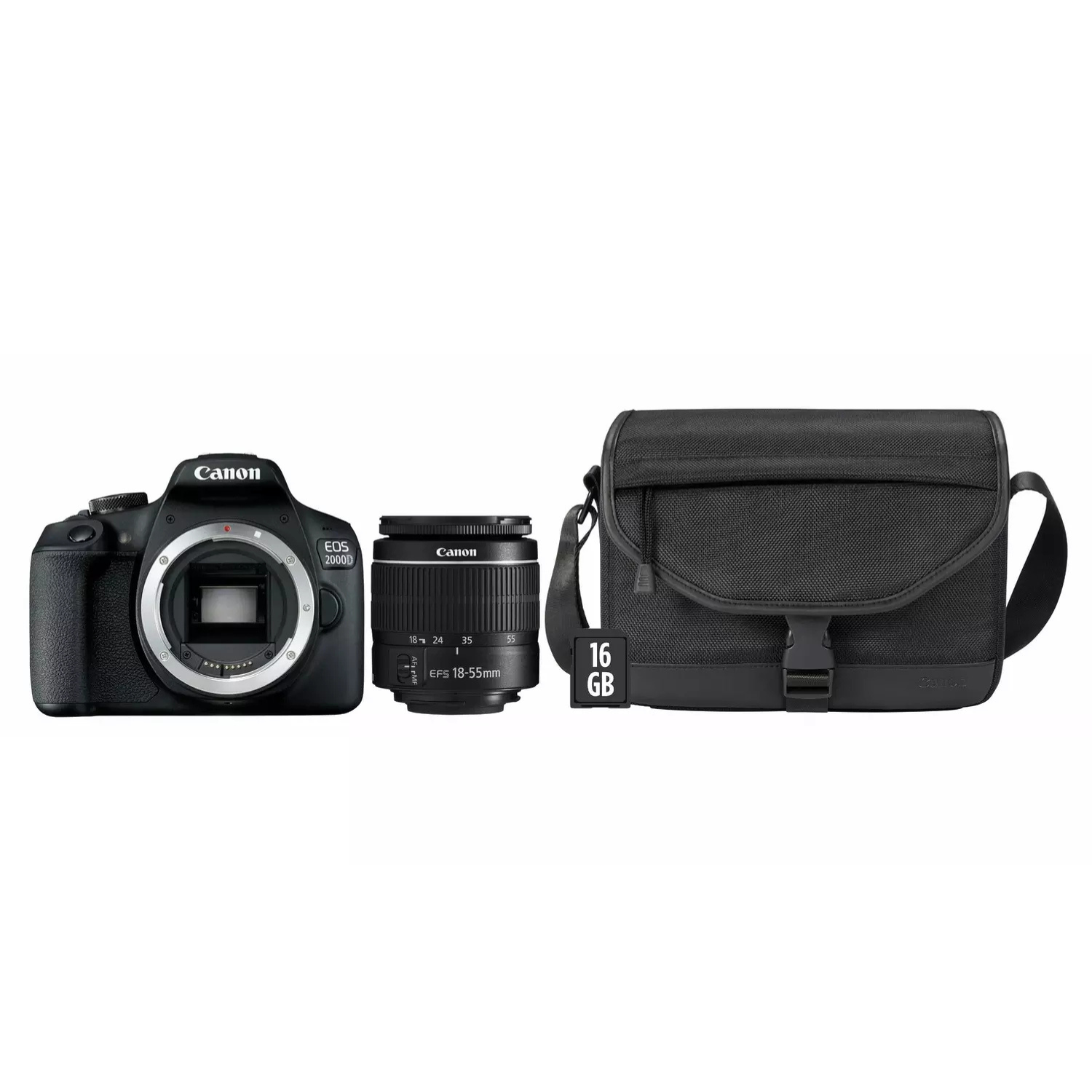 Canon EOS 2000D DSLR Lens Starter Kit (New) Canon