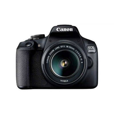Canon EOS 2000D DSLR Camera with 18–55mm IS Lens (New) Canon