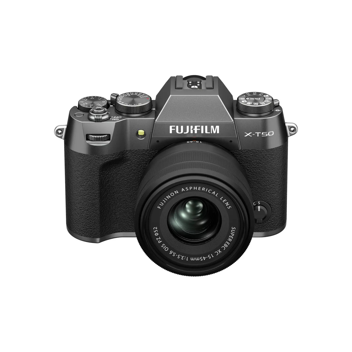 Fujifilm X-T50 Mirrorless Camera with 15–45mm Lens - Charcoal (New) Fujifilm