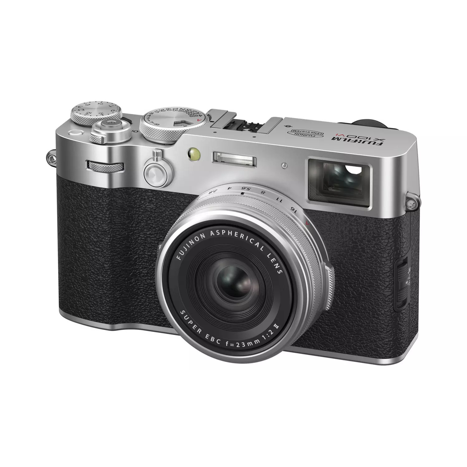 Fujifilm X100VI Digital Camera Silver – 40.2MP APS-C, 6.2K Video, IBIS (New) Fujifilm