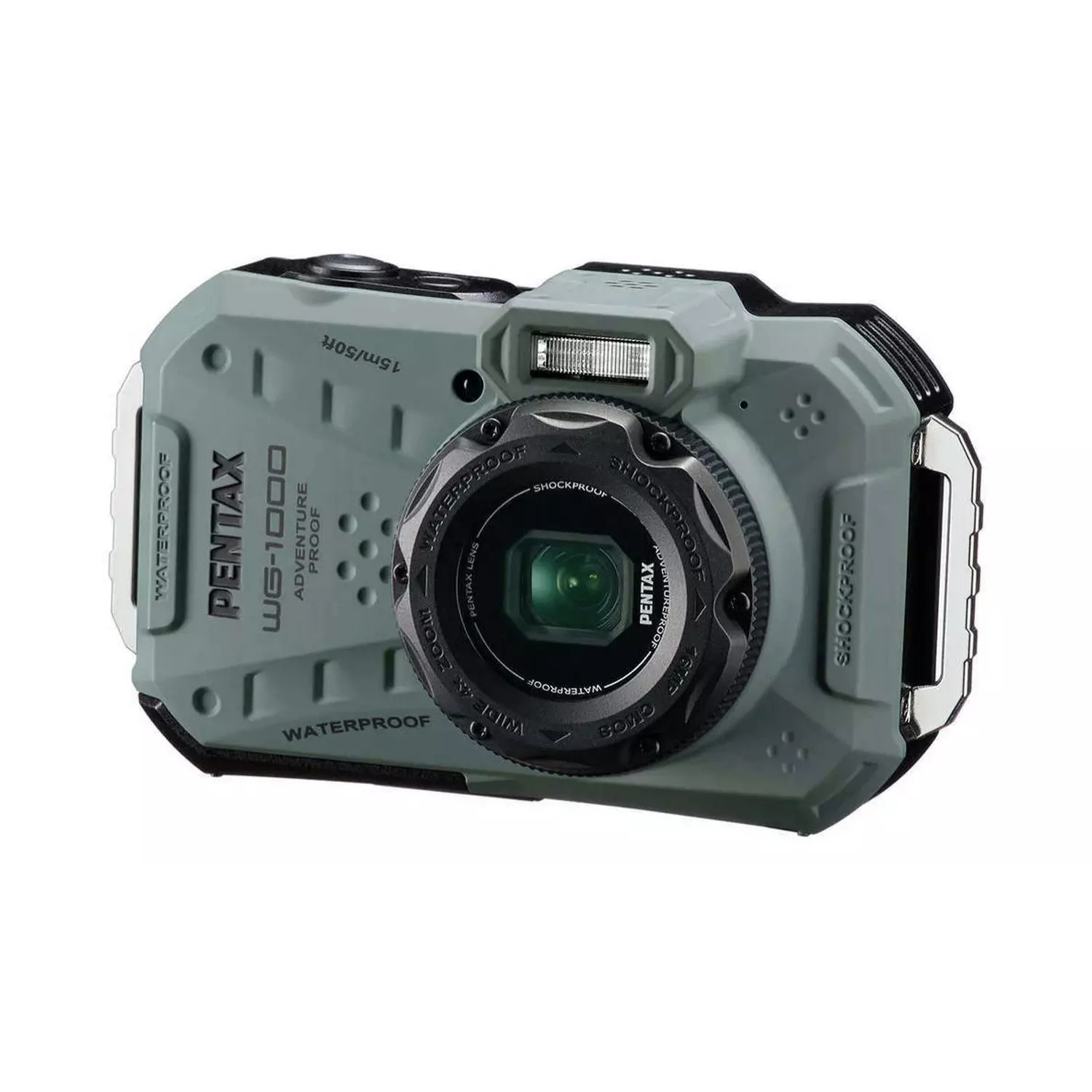 Pentax WG-1000 Tough Compact Digital Camera - Olive (New) Pentax
