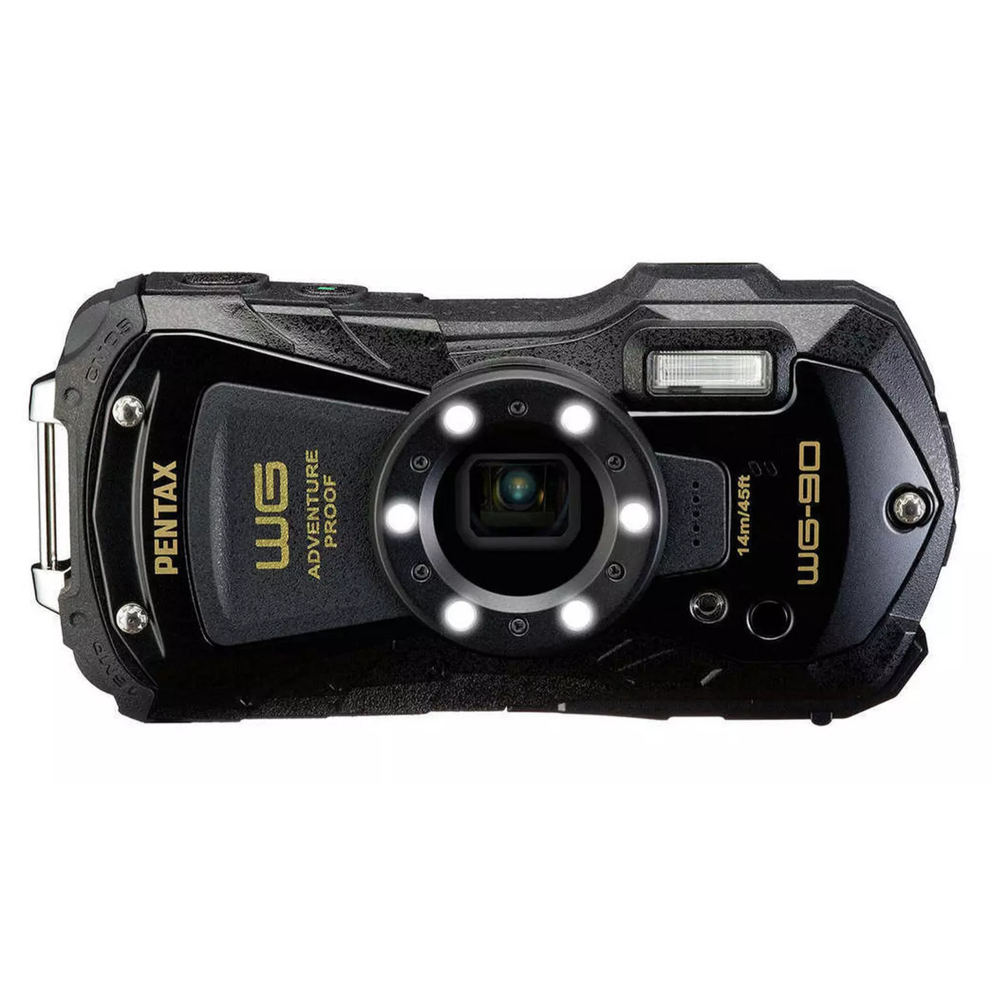 Pentax WG-90 16MP Tough Compact Camera Black (New) Pentax