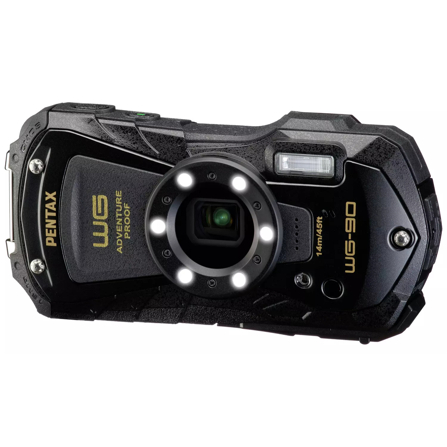 Pentax WG-90 16MP Tough Compact Camera Black (New) Pentax