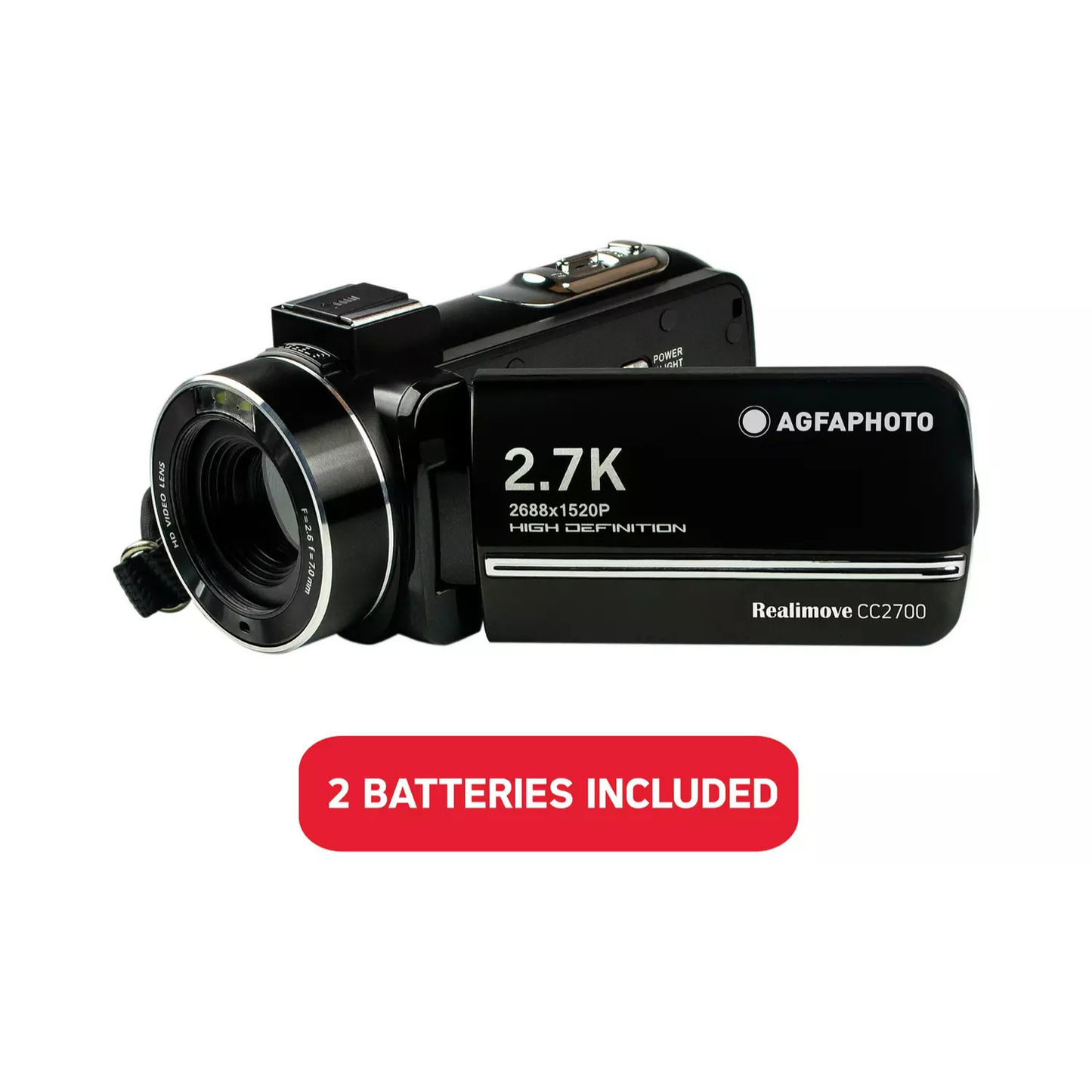 AgfaPhoto Realimove CC2700 HD Camcorder – Black (New) AGFA
